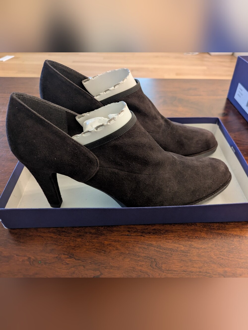 Stuart Weitzman - Pilates Pump Heels - Cola Suede - Size 8 - New In Box
